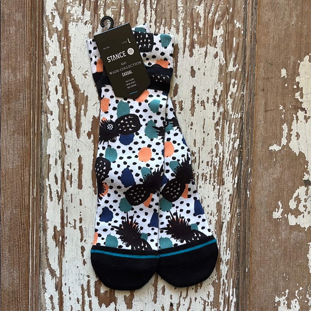 Stance Crew Socks - Kids Wade Collection - Large